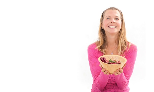 Persona disfrutando una comida